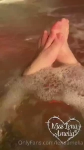 Hot toes featuring a nasty bruise from my pole lessons