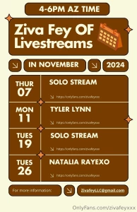 Tomorrow nov 7th from 4-6 pm az time i will be live on cam right here