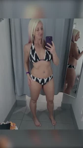 kurvyblondewife - Here s a little dressing room photo op from our vacation last week 