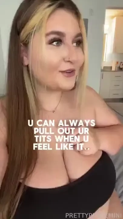 Mind if i take my tits out bigboobs bbw titflash chubbygirl 