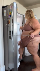 Raiding the fridge while you watch on from the living room i just cant