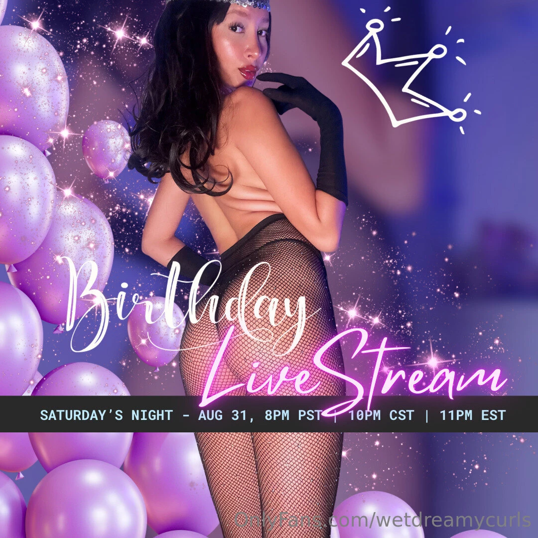 Catch me live on my vip account and celebrate my birthday with me this 