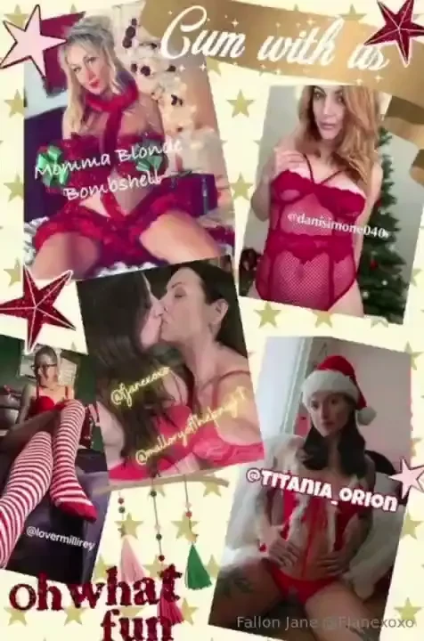 5 holiday themed vids with over 20 mins of riding cock anal licking 