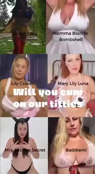 Boob-lovers get ready to squirt your hot jizz all over my ddds and 5 