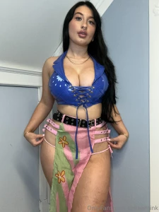 Cosplay bundle woody strips and bounces on a big black dildo nico