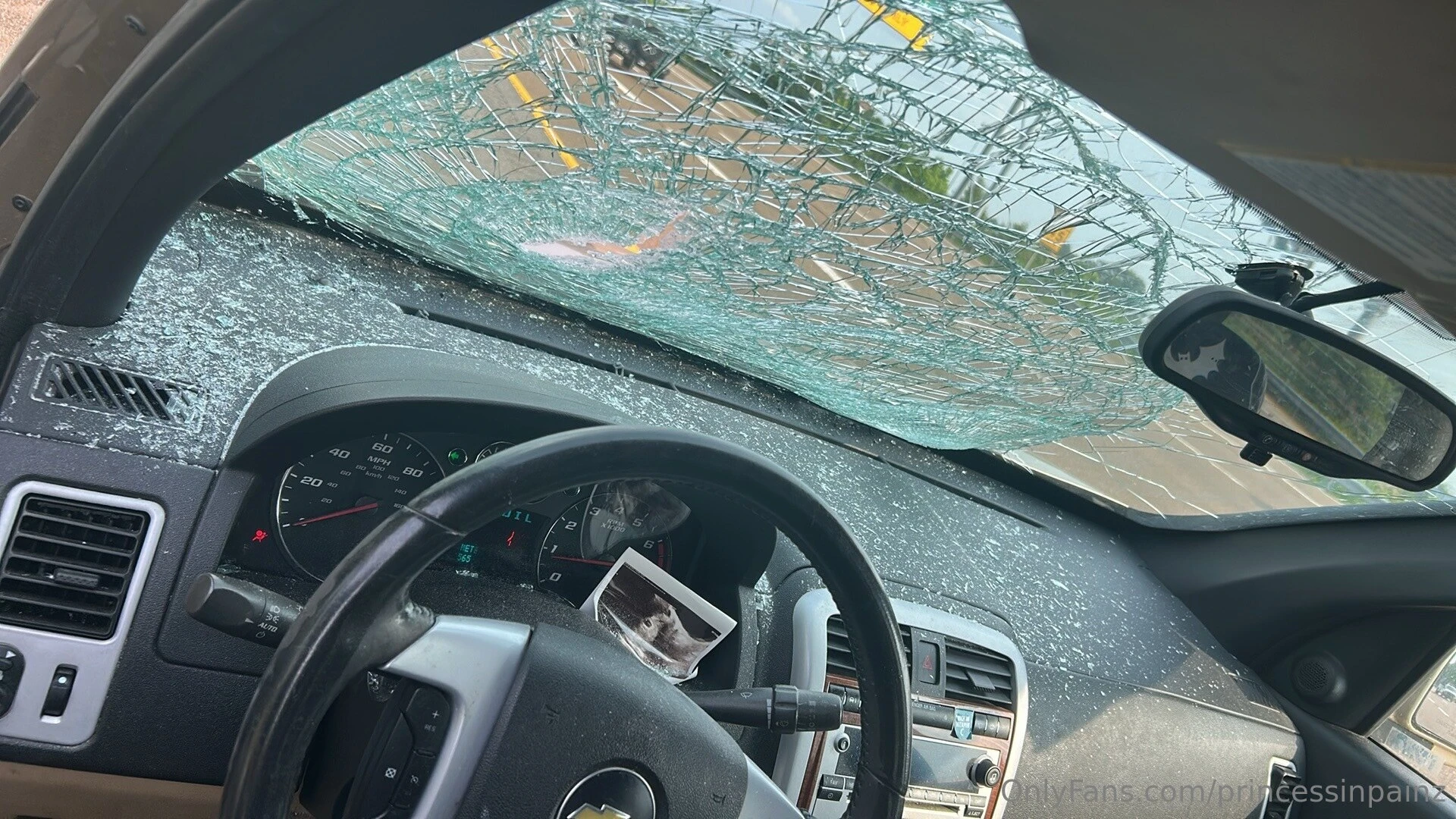 Got my car absolutely fucked up some asshole didn t tie their shit part 1 