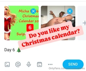 My christmas calendar is so naughty this year