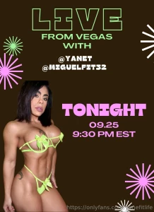 I hope you ll join me and miguelfit32 tonight for a live session 9 30