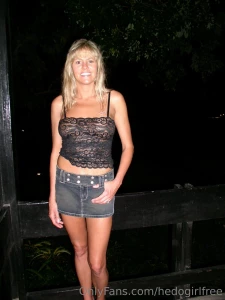 Outfit 1 - a simple jean skirt can be sexy part 14