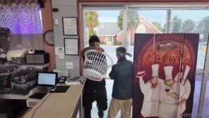 Fucked baddie in laundry machine