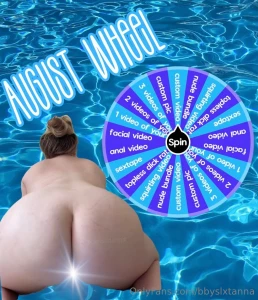 - august wheel spins - 1 spin 15 2 spins 25 3 spins 30 live recording