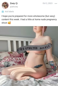 This time last year on my main account altzoey look at my wee pregnant