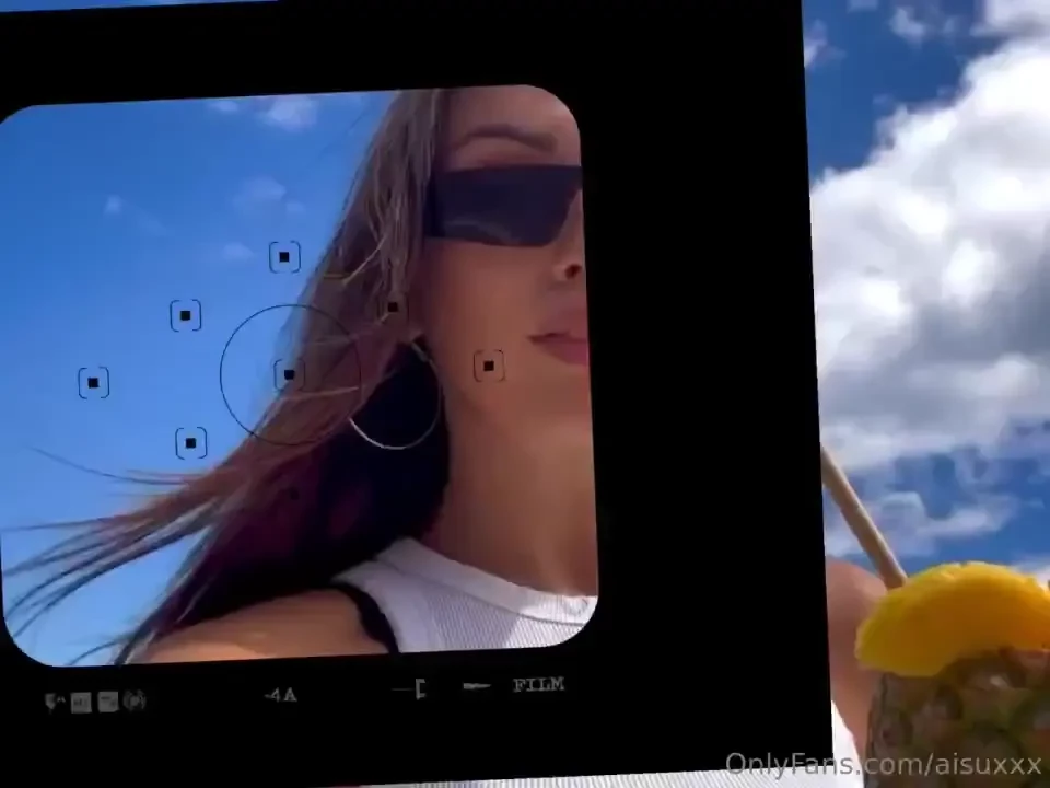 With a cooling cocktail and a great view and messages to you 