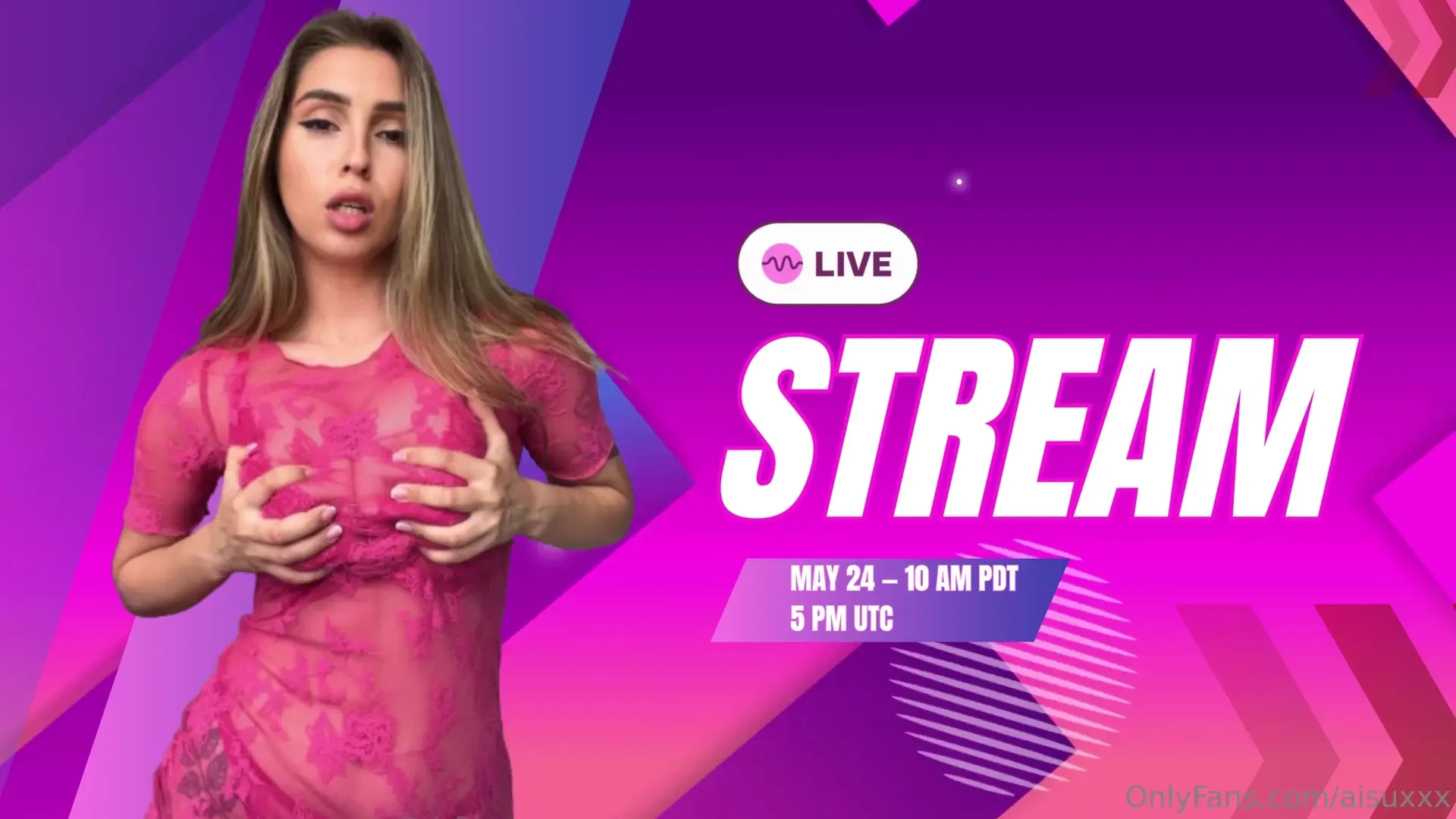 Live stream i ll move slow soft just for you may 24 10 am pdt 5 pm utc 