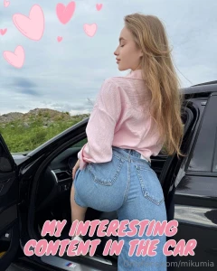 Look at the photos and videos i took for you in the car i felt really