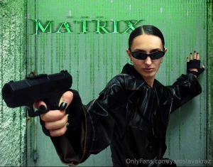 The matrix is back what do you think of my trinity cosplay part 1