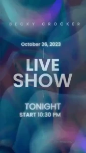 Going live tonight get ready for lots of naughty fun and prizes join