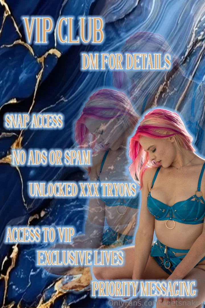 Hi babbyyyyyy i m adding a few new perks to my vip club before it only 