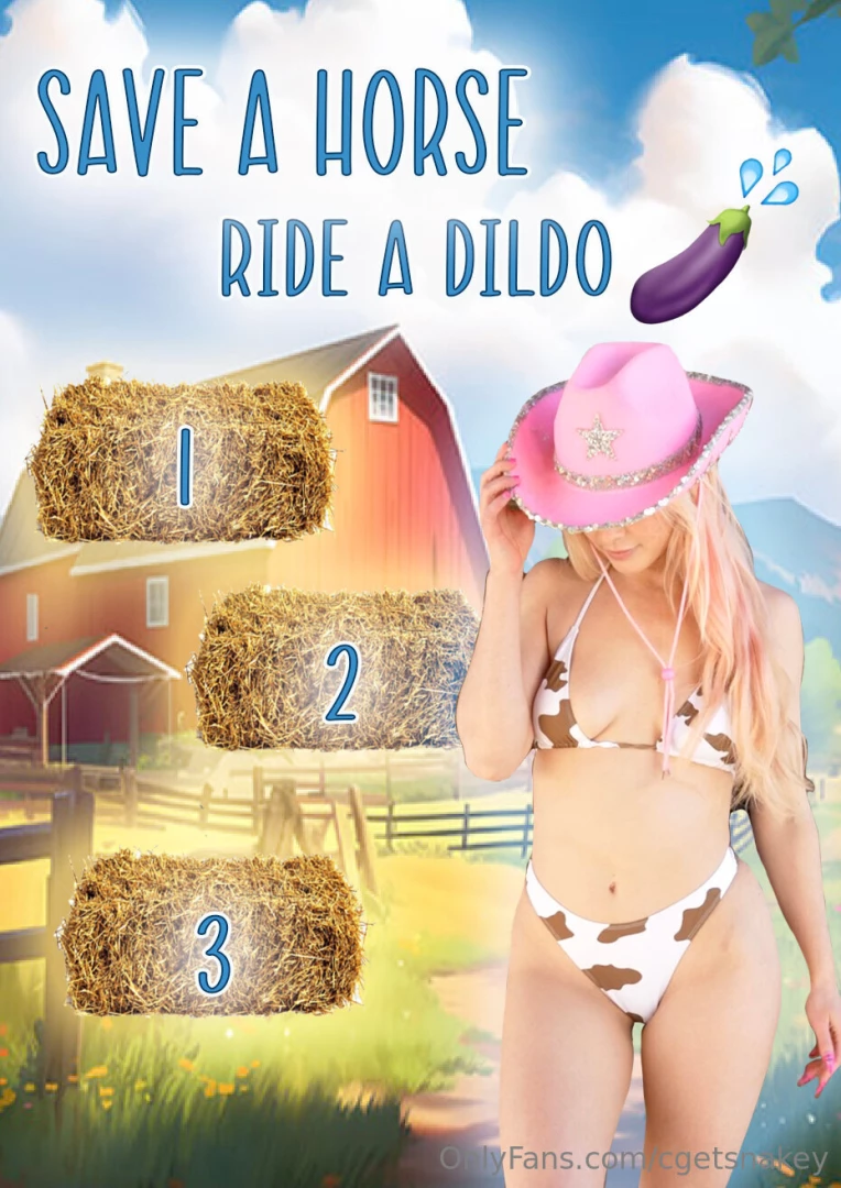 Yeeeeehawwwwwwww off the to the rodeo the dildo rodeo that is i know 