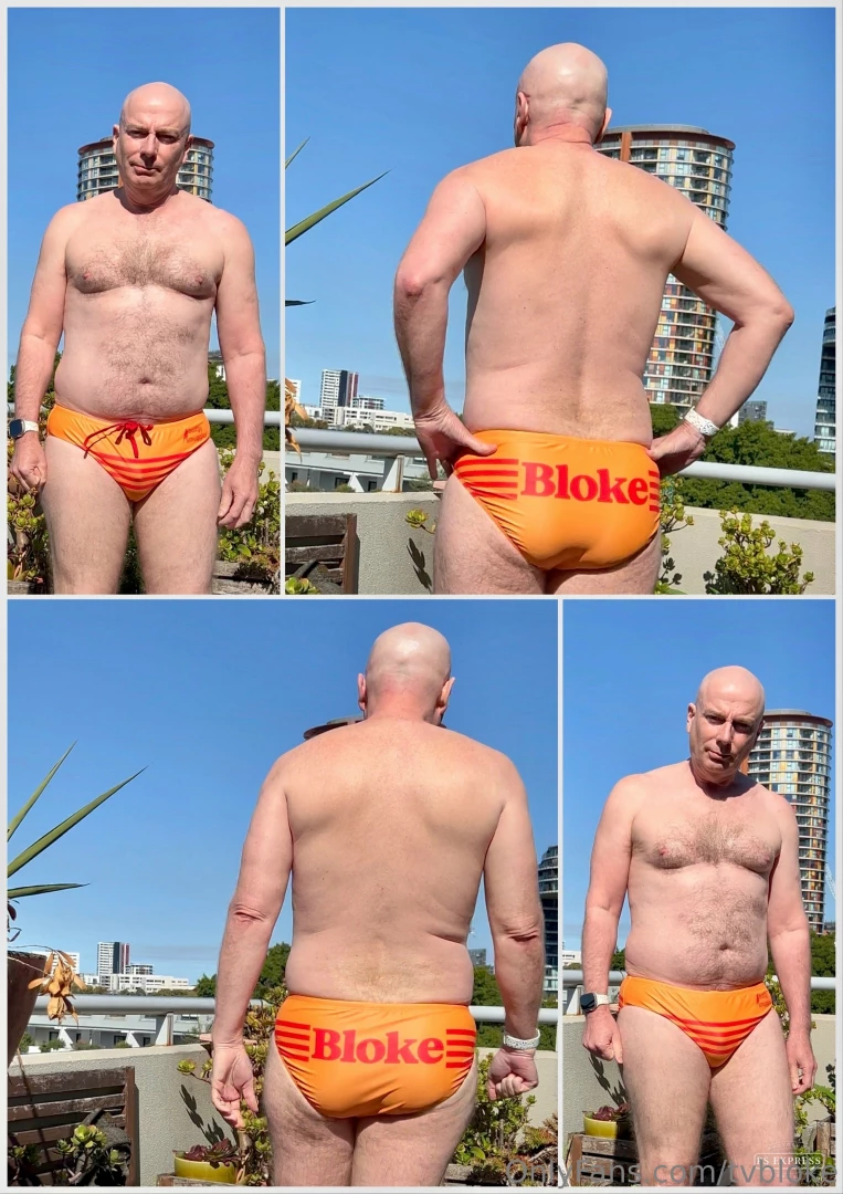 Got some new bloke budgy smugglers pool shoot soon part 4 