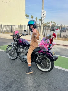 Im just a two wheeled rudolph this time of year