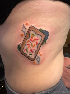 She s got fresh ink this is immediately after so it s very angry still part 2