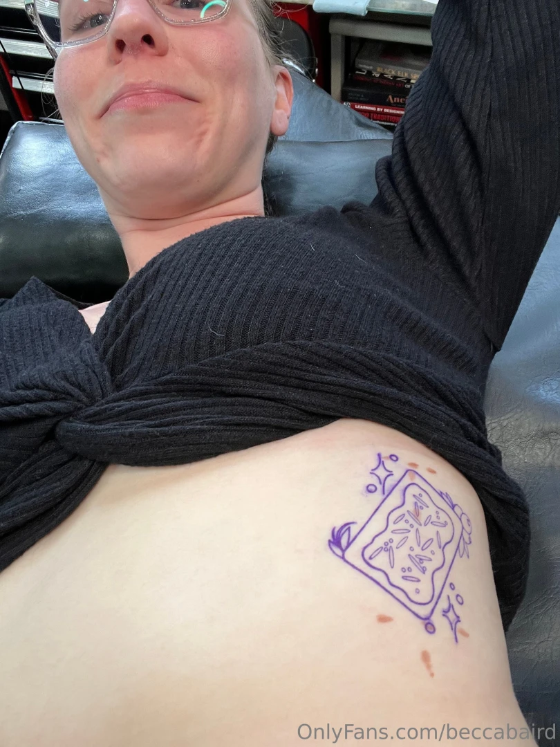 She s got fresh ink this is immediately after so it s very angry still 