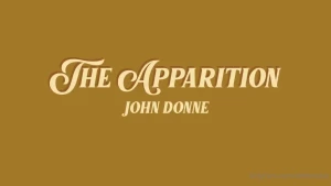 Asmr tuesday - the apparition john donne