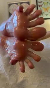 Always oiling up my perfect soles no wonder they are so soft if you