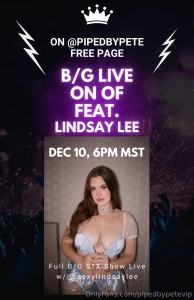 Upcoming live schedule live on free page pipedbypete 12 9 8pm mst with part 2