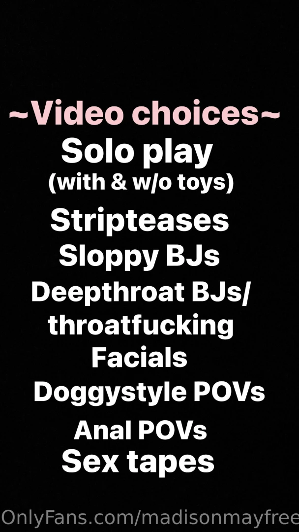 Huge content sale 15- 3 vids 5 pics 40 value 25-5 vids 10 pics 70 