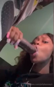Got nasty on his cock with his cock covered with my mouth juice watch