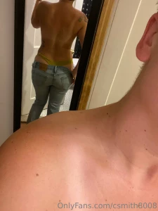 When he leaves his jeans you keep them too bad my ass barely fits