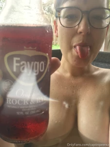 Brats sometimes it s not beer representing michigan with a faygo rock