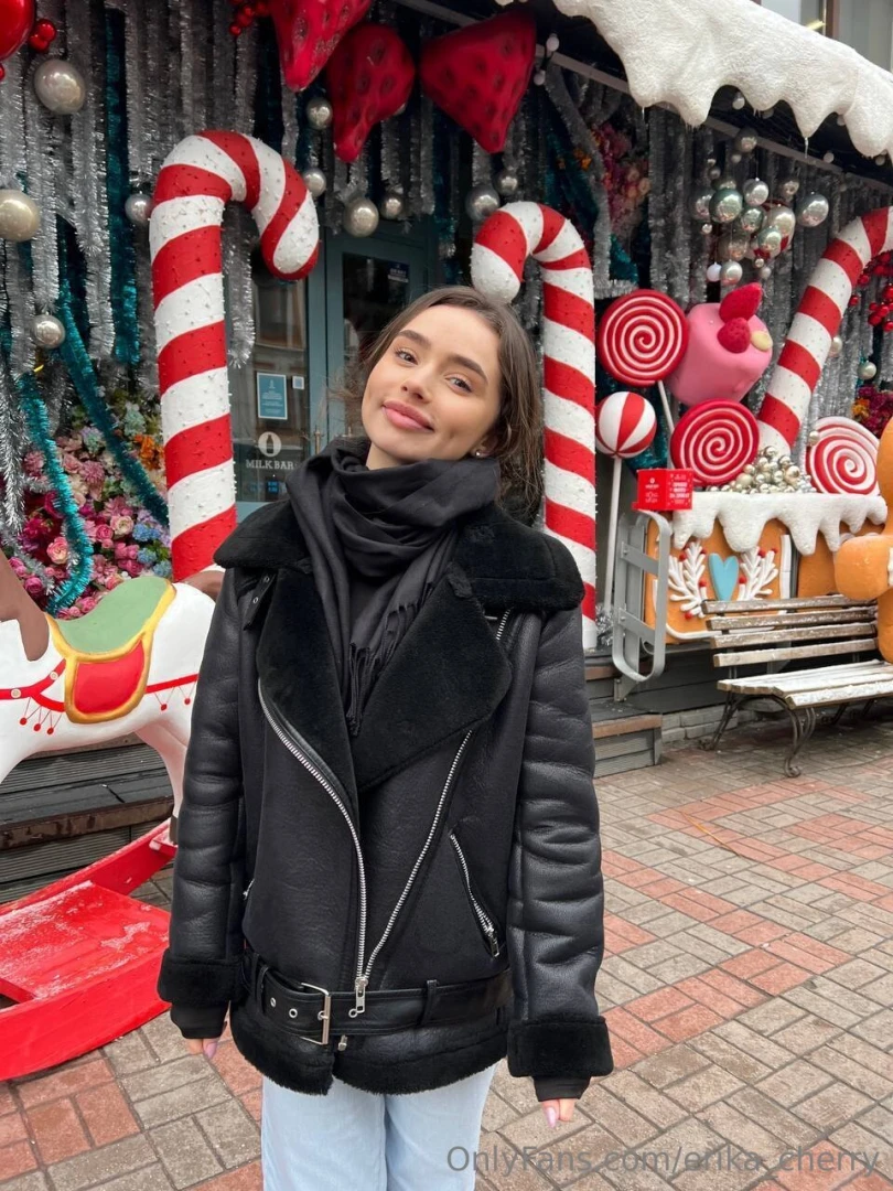 Many cafes have decorated their facades with new year decorations and 