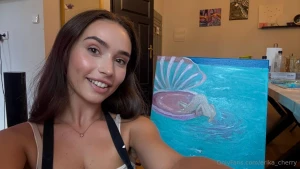 I haven t painted for a long time first there was no time then no