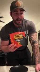 Horny as hell and cumming on spicy peach rings for a snack