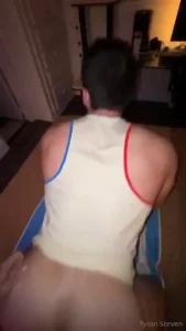 Got fucked by this sexy top for hours he hits me so good my dick leaks part 1