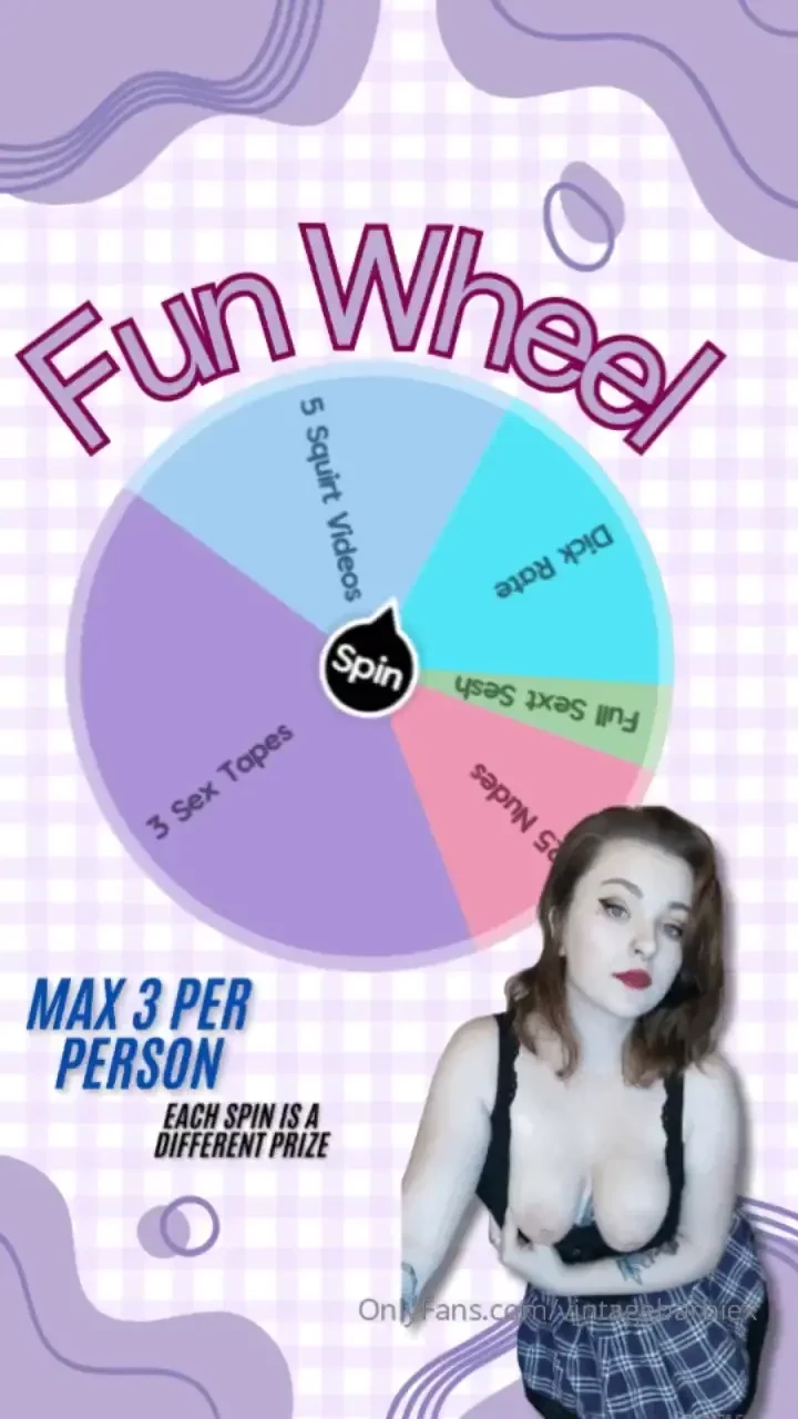 I m online and i want to have fun tip just 8 to spin the wheel once 15 