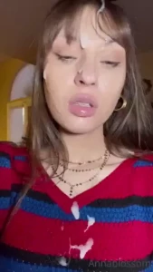 Some clips of me showing off my latest facial part 2