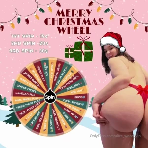 Alice s christmas wheel - your hottest gift hunt starts now ready to