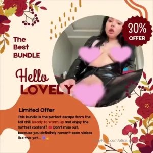 Fall fire a hot bandle that will warm you up to the max 30 off the