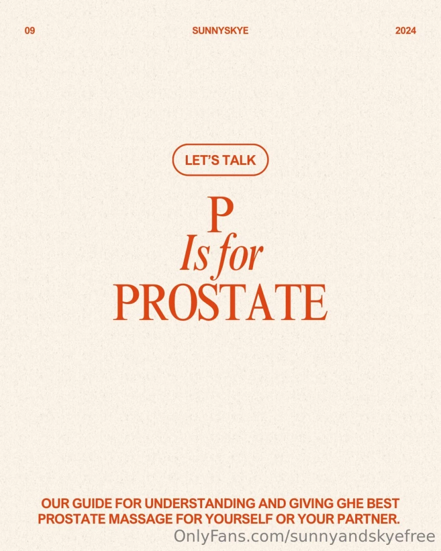 We created a guide for understanding and giving the best prostate 