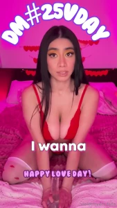 Dm 25vday to get my new vday video call what a better way to celebrate