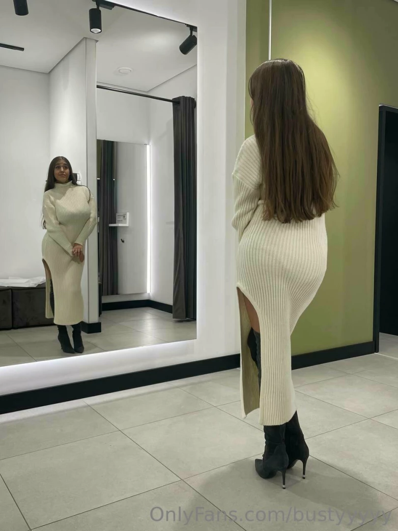 How do you like my dress does it fit me we could go to a restaurant 