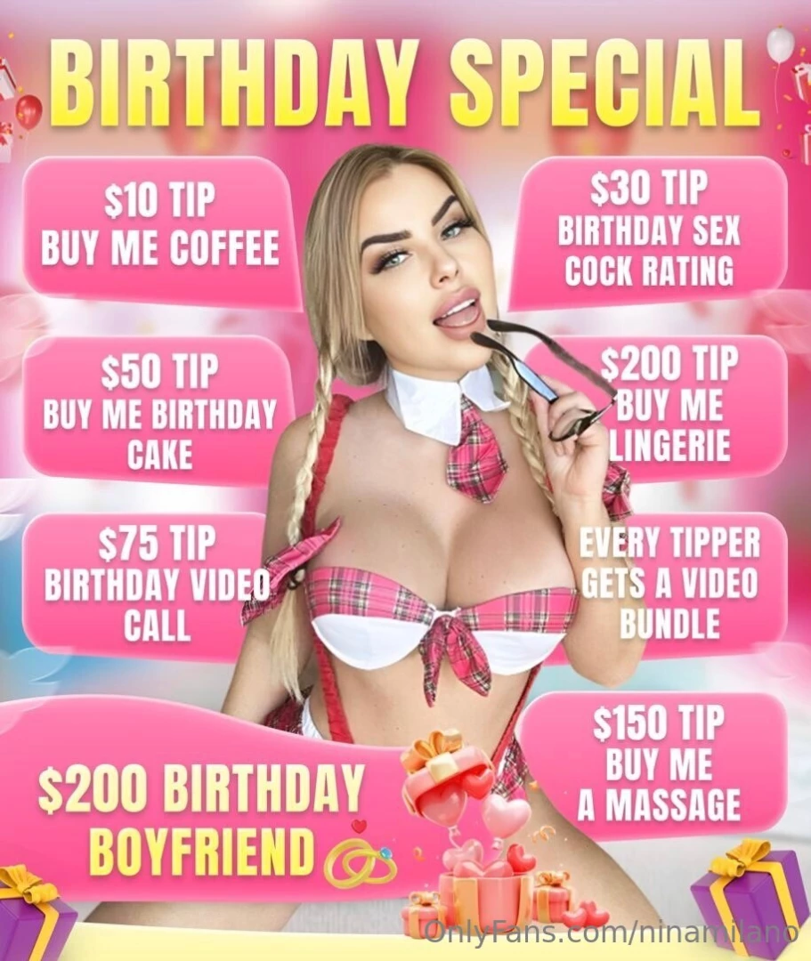 It is my birthday this month i hope to celebrate with you if you spoil 