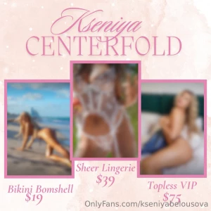 Kseniya gone wild welcome to my centerfold make sure you are alone