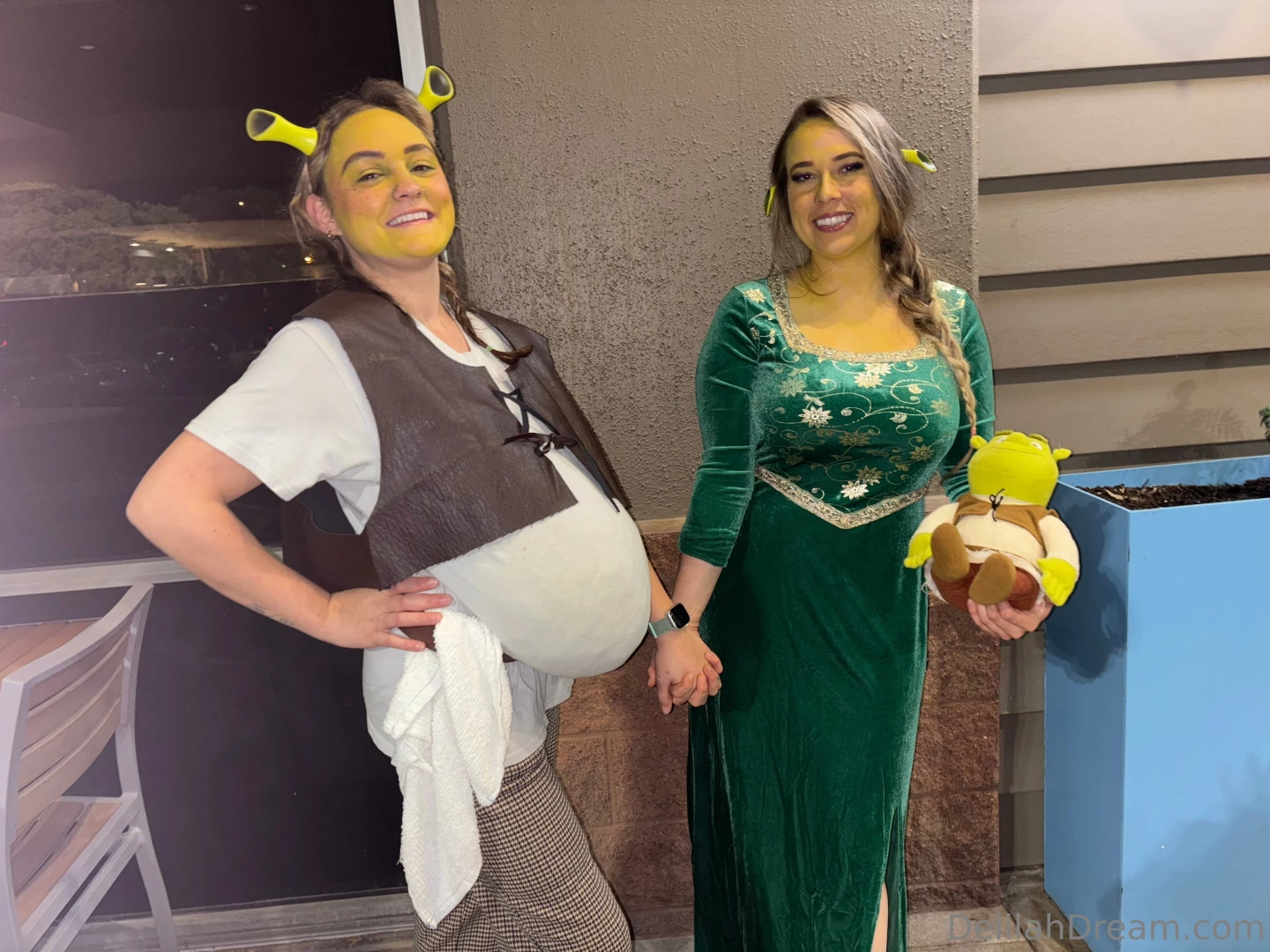 Happy halloween from bestie and i 