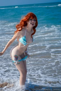 The perfect setting for doing a nami from one piece at the beach part 3