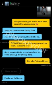 Saw this daddy with a thick cock and knew i neeed it in me his dick part 1